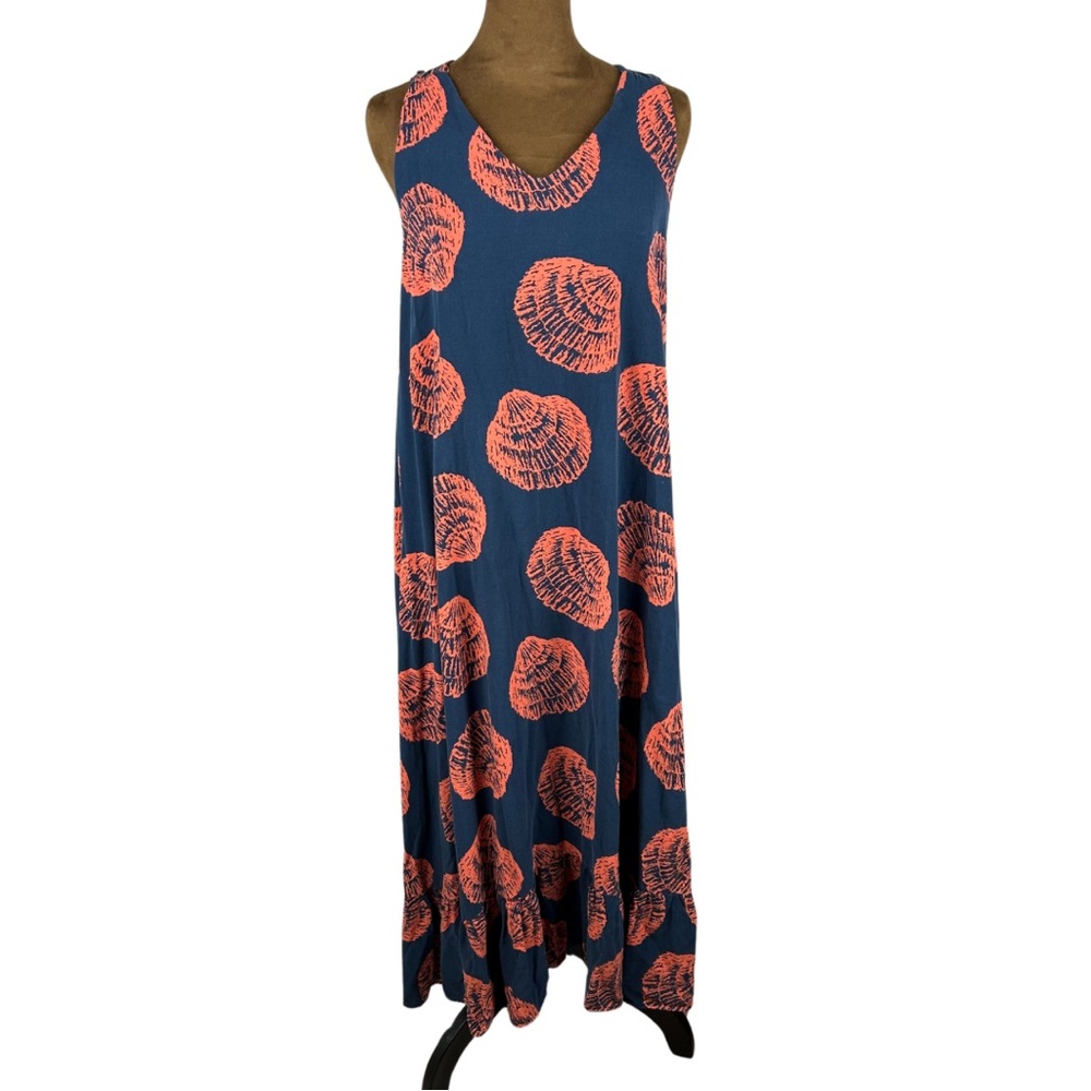 ARKITECT Shell Ruffle Maxi Dress‎ Beachwear Summer Vacation Style